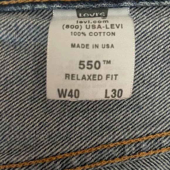 Men’s Levi’s 550, Size 40 x 30 - Picture 4 of 6